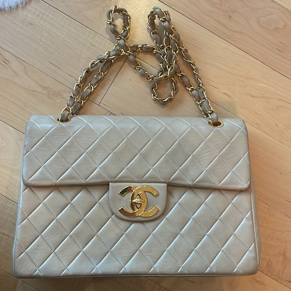 CHANEL CLASSIC VINTAGE 1991-1992 MAXI - Picture 8 of 14